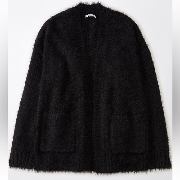 AE Whoa So Cozy Fuzzy Cardigan - Picture 3 of 7